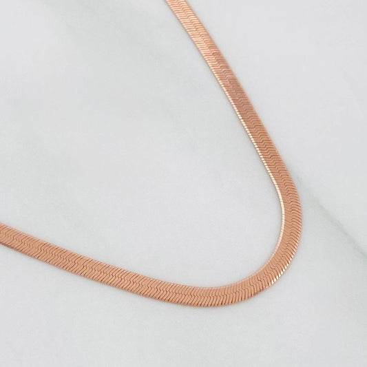 Cadena Espejo 3.1 g / 40.05 cm / 2 mm Oro Rosa 18K