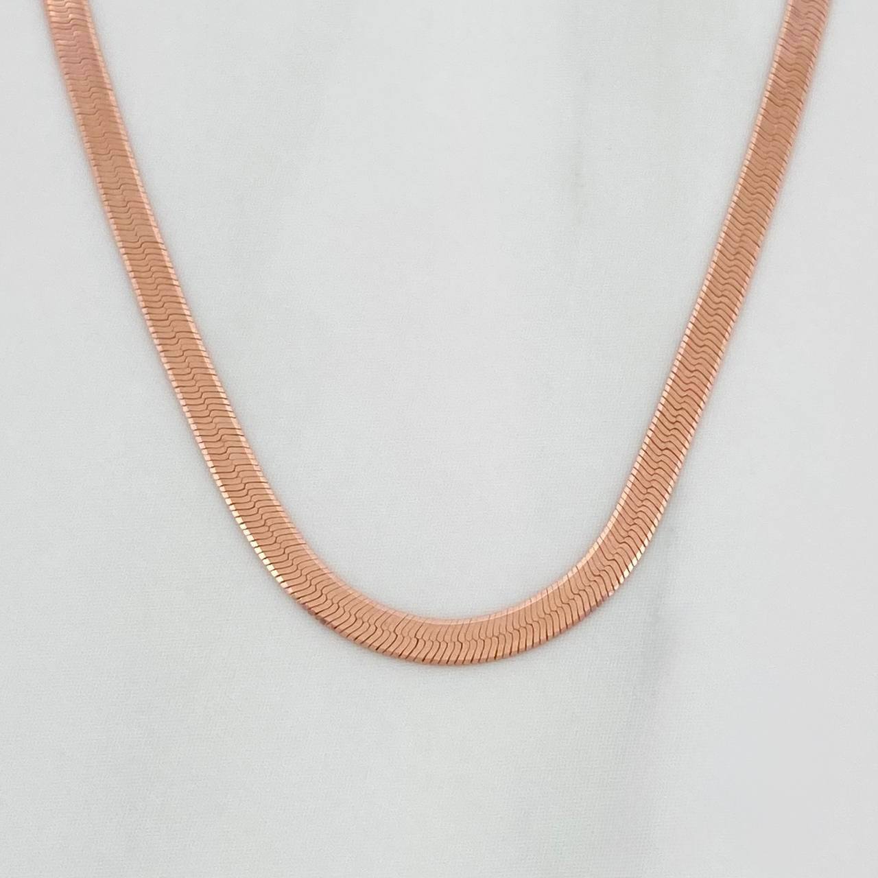Cadena Espejo 3.55 g / 45.05 cm / 2 mm Oro Rosa 18K
