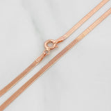 Cadena Espejo 3.55 g / 45.05 cm / 2 mm Oro Rosa 18K