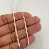 Cadena Espejo 3.2 g / 40 cm / 2 mm Oro Rosa 18K