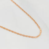 Cadena Escalera Plana 1.3 g / 40 cm / 0.4 mm Oro Rosa 18K