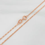 Cadena Escalera Plana 1.1 g / 40 cm / 0.3 mm Oro Rosa 18K