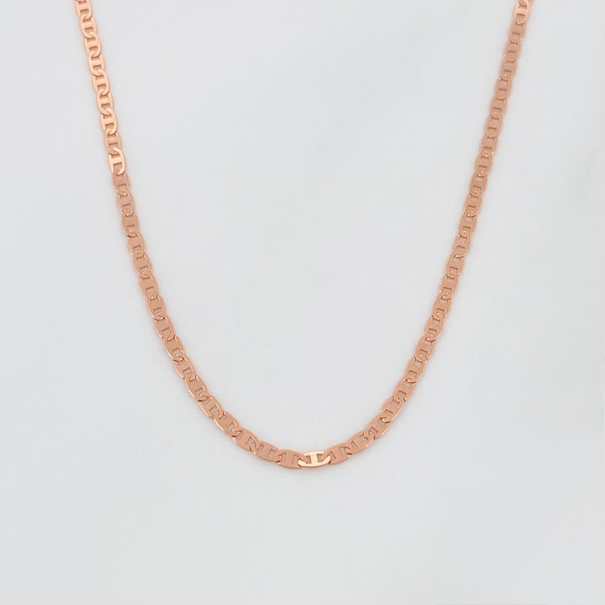 Cadena Escalera Plana 1.1 g / 40 cm / 0.3 mm Oro Rosa 18K