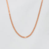 Cadena Escalera Plana 1.1 g / 40 cm / 0.3 mm Oro Rosa 18K