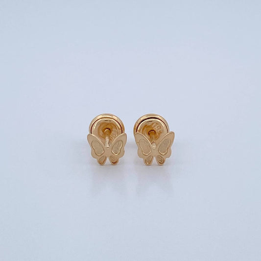 Topos Mariposa 0.6gr / 5.52mm Oro Amarillo 18K %