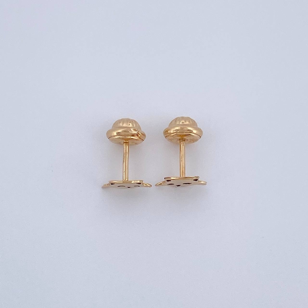 Topos Gato 0.7gr / 6.96mm Oro Amarillo 18K %