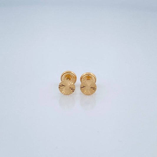 Topos Circulo 0.65gr / 5.27mm Oro Amarillo 18K %