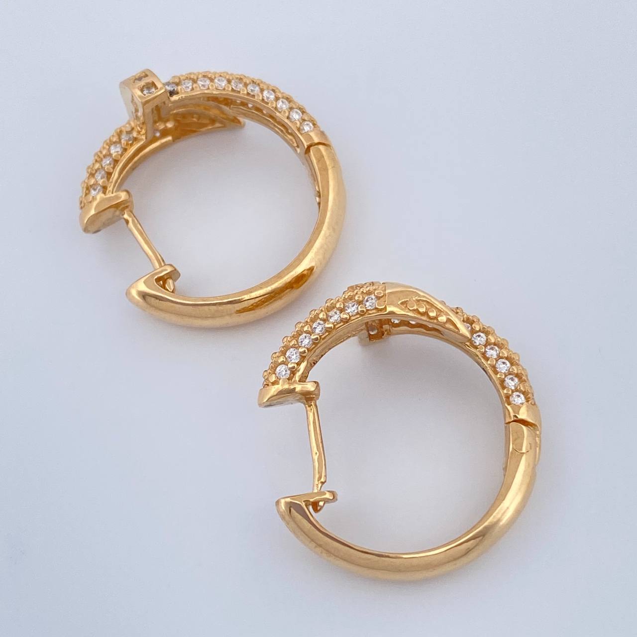 Candongas Clavo 6.05gr / 2cm / Oro Amarillo 18K %