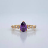 Anillo Gota 1.95gr / T5 1/2 / Oro Amarillo 18K %