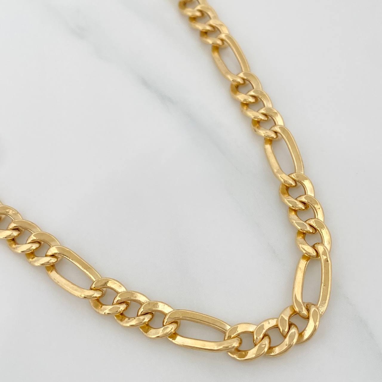 Cadena Figaro 12.4 g / 72 cm / 5.1 mm Oro Amarillo 18K