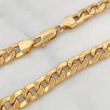 Pulso Cubano 11.05gr / 21cm / 7.05mm Oro Amarillo +1 18K $