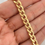 Pulso Cubano 11.05gr / 21cm / 7.05mm Oro Amarillo +1 18K $