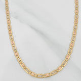 Cadena Escalera Plana 9.35gr / 60.2cm / 2.96mm Tres Oros +3 18K $