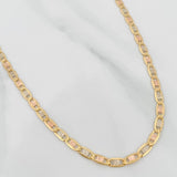 Cadena Escalera Plana 9.35gr / 60.2cm / 2.96mm Tres Oros +3 18K $