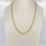 Cadena Figaro 7.65gr / 72.8cm / 4.58mm Oro Amarillo +1 18K $