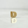 Herraje Letra D 0.35g / 0.6cm Oro Amarillo 18K