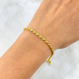 Pulso Lazo 3.15gr / 19cm / 3.3mm Oro Amarillo +3 18K