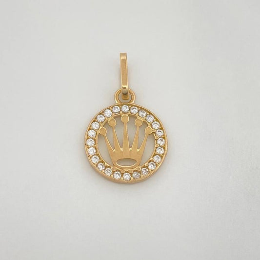 Dije Corona 0.65gr / 1.9cm / Oro Amarillo 18K %