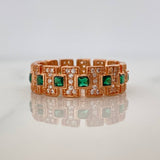 Anillo Glam 5.05gr / T9 1/4 / Oro Rosa 18K $