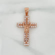Dije Cruz Rosario Virgen Guadalupe 6gr / 4.5cm / Oro Rosa 18K %