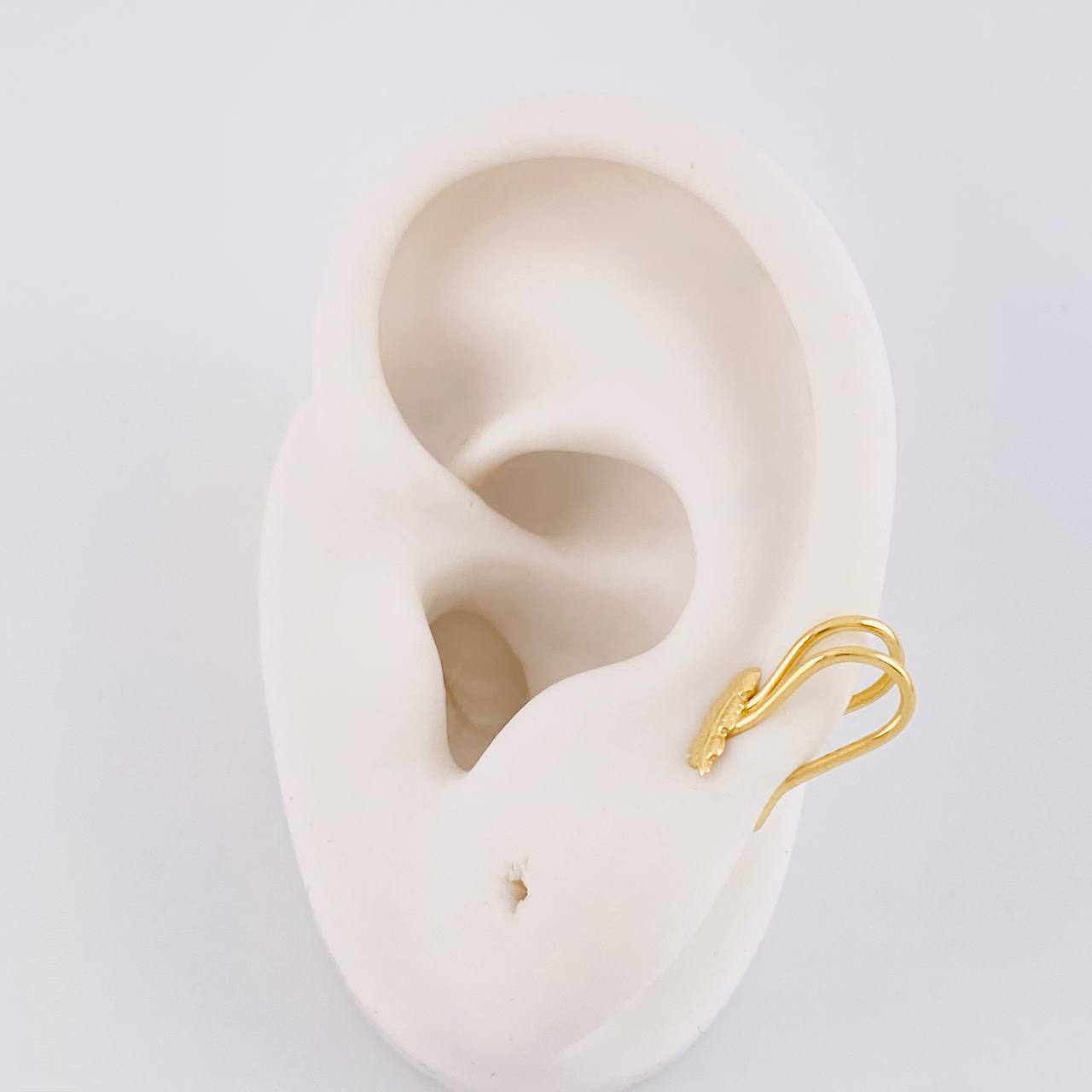Piercing Pluma 0.7g / 1.4cm Oro Amarillo 18K
