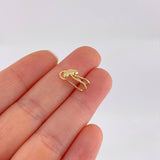 Piercing Pluma 0.65g / 1.4cm Oro Amarillo 18K