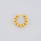 Piercing U Bolas Seguidas 0.8g / 1.1cm Oro Amarillo 18K