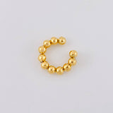 Piercing U Bolas Seguidas 0.8g / 1.1cm Oro Amarillo 18K