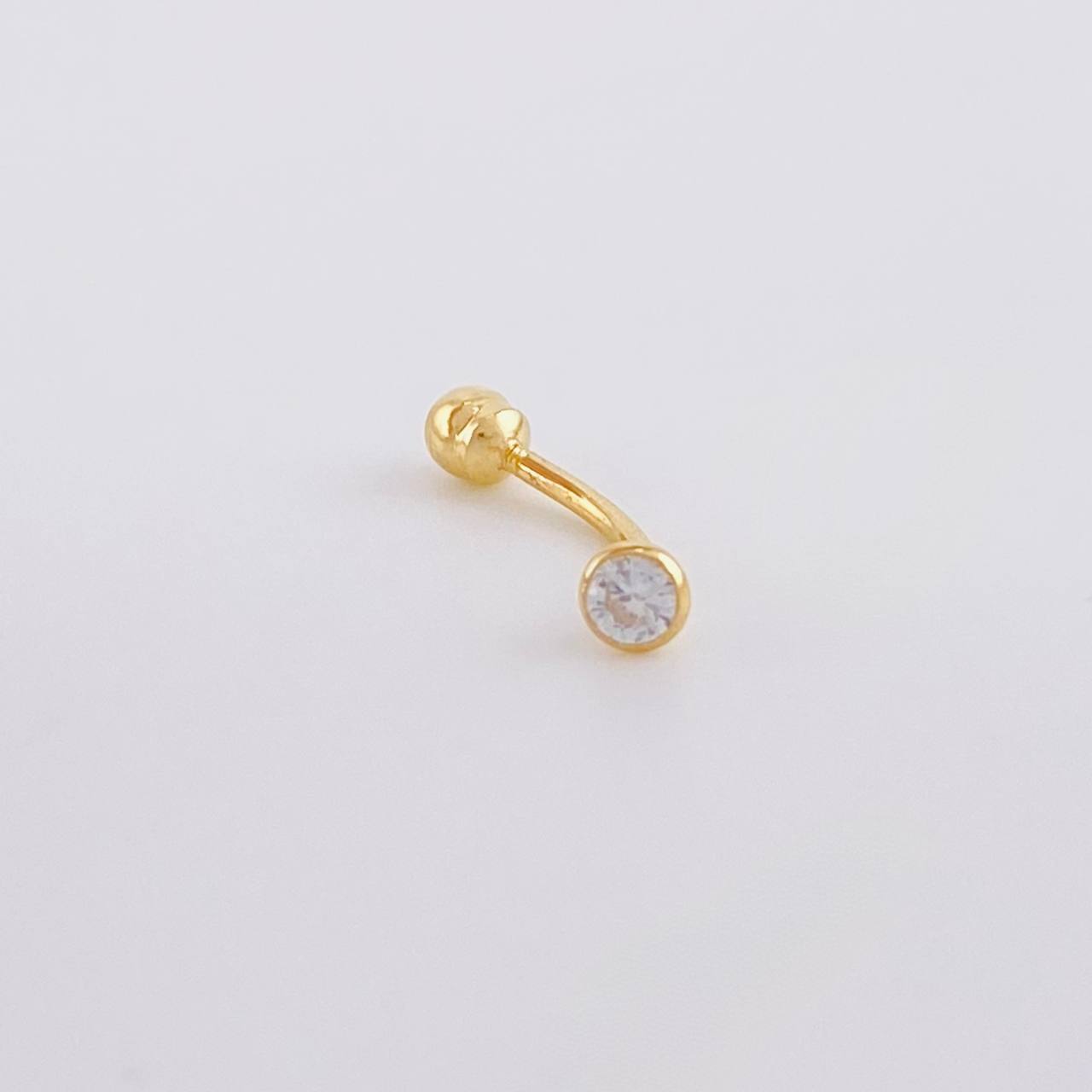 Piercing Curvo 0.3g / 1.5cm Oro Amarillo 18K
