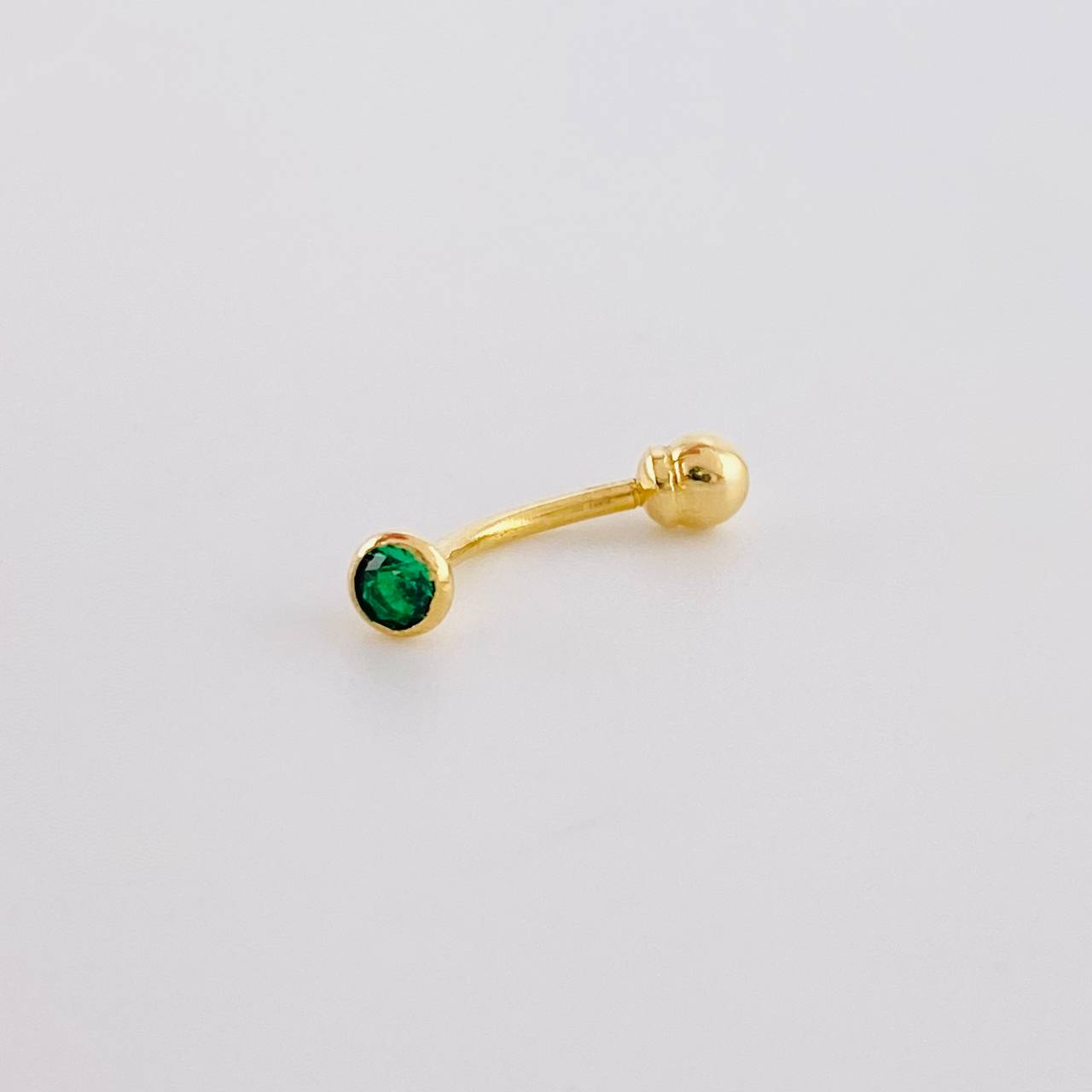 Piercing Curvo 0.3g / 1.5cm Oro Amarillo 18K