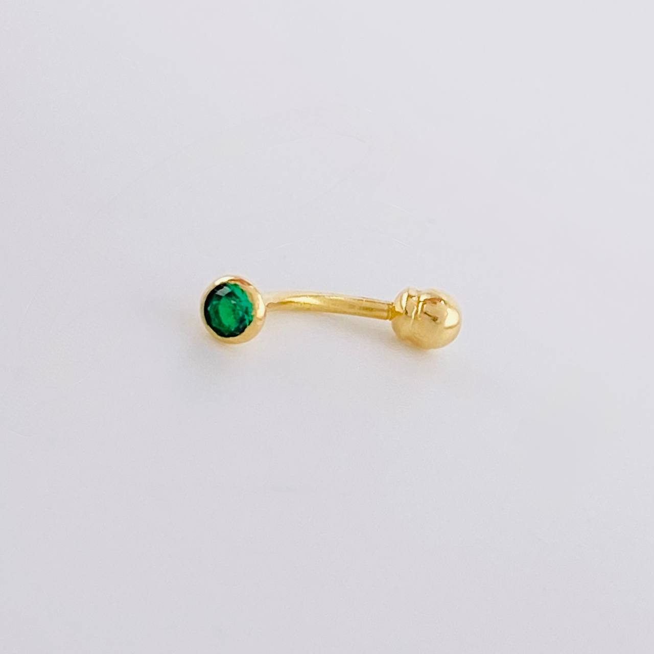 Piercing Curvo 0.3g / 1.5cm Oro Amarillo 18K