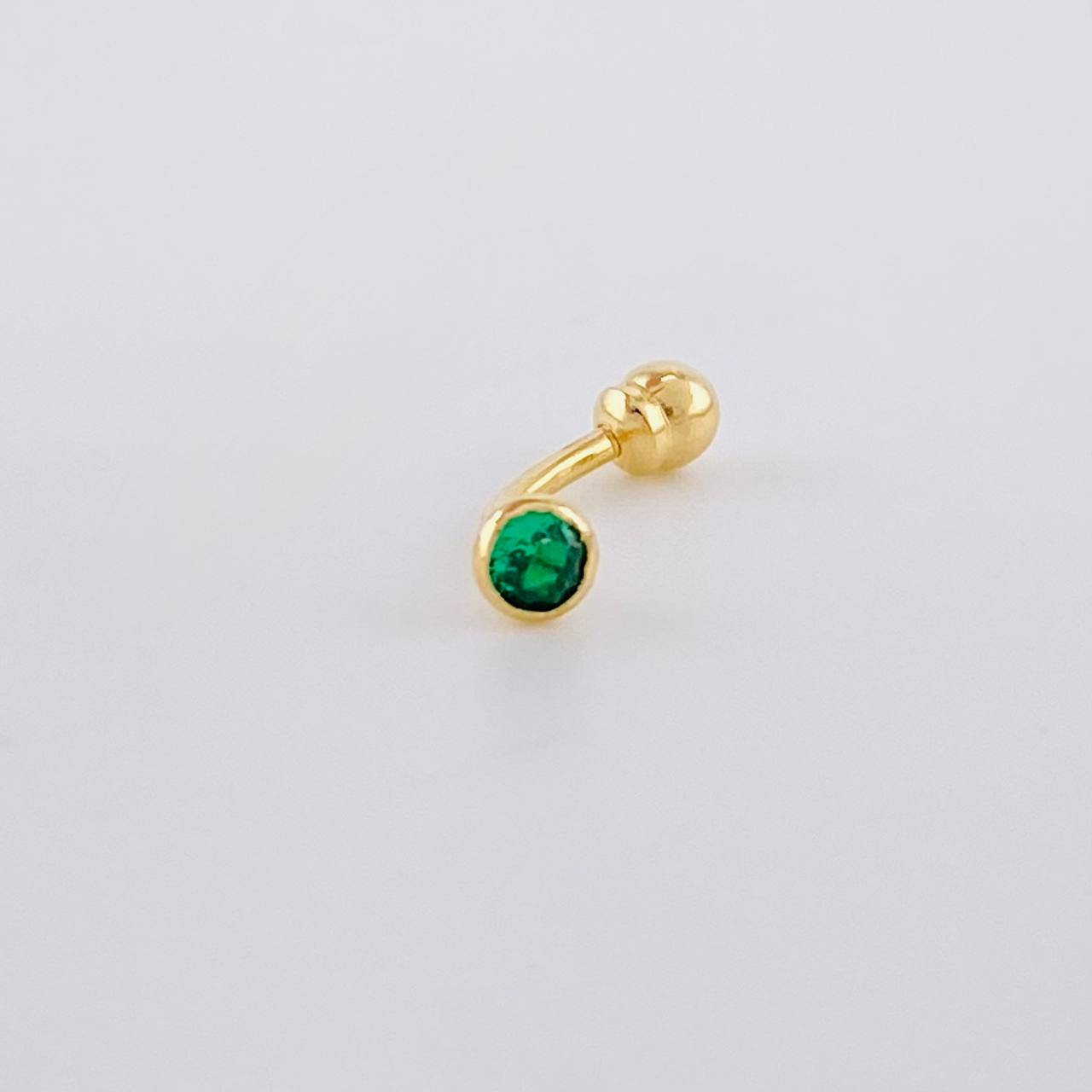 Piercing Curvo 0.3g / 1.5cm Oro Amarillo 18K