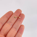 Piercing Curvo 0.3g / 1.5cm Oro Amarillo 18K