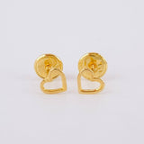 Topos Silueta Corazón 0.45g / 4.7mm Oro Amarillo 18K