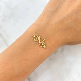 Herraje Bicicleta 0.7gr / 2.2cm / Oro Amarillo