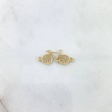 Herraje Bicicleta 0.7gr / 2.2cm / Oro Amarillo
