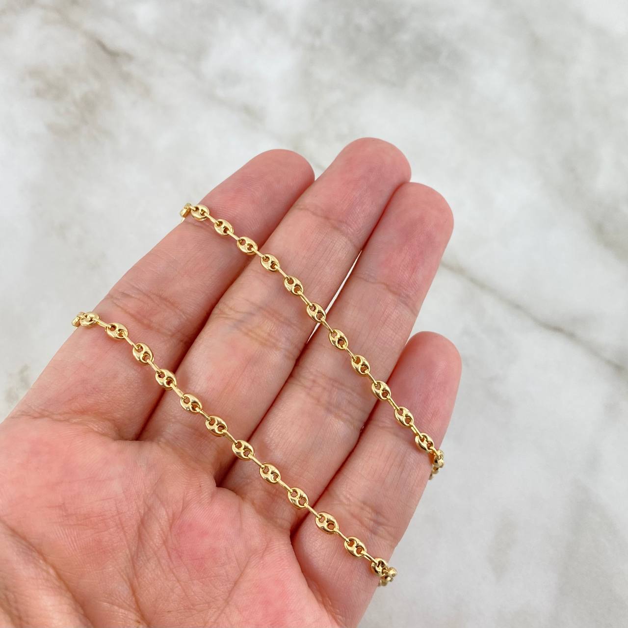 Cadena GC 4.8gr / 50cm / 3mm Oro Amarillo