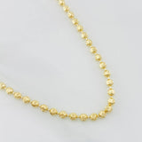 Cadena Militar Media Luna 8.3g / 45cm / 2.42mm Oro Amarillo 18K