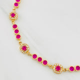 Pulso Halo Tennis 8.85g / 18.2cm / 4.18mm Oro Amarillo 18K