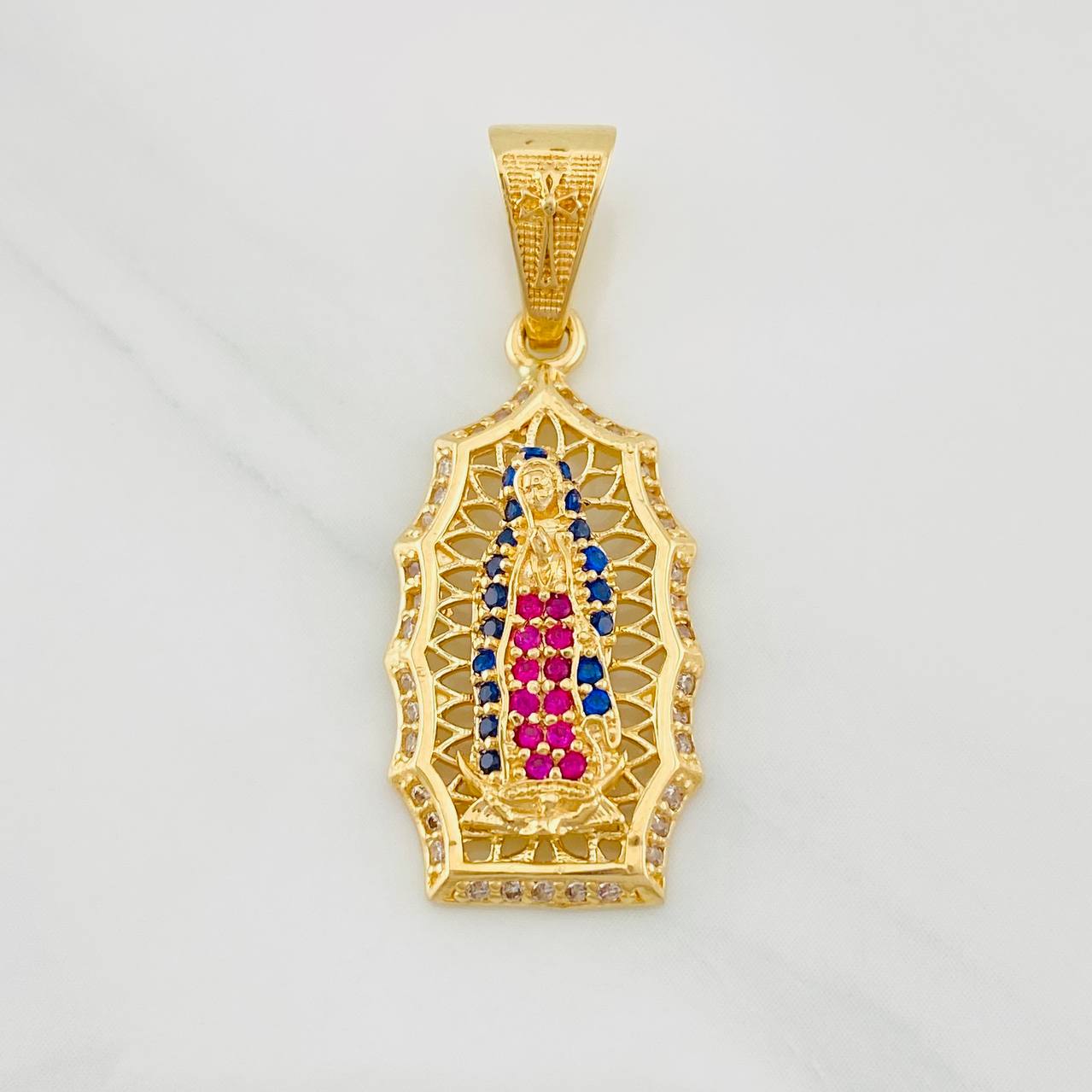 Dije Virgen de Guadalupe 3.25g / 3.2cm Oro Amarillo 18K