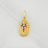 Dije Virgen de Guadalupe 1.35g / 2.2cm Oro Amarillo 18K