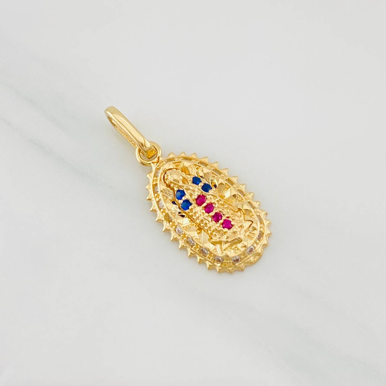 Dije Virgen de Guadalupe 1.35g / 2.2cm Oro Amarillo 18K