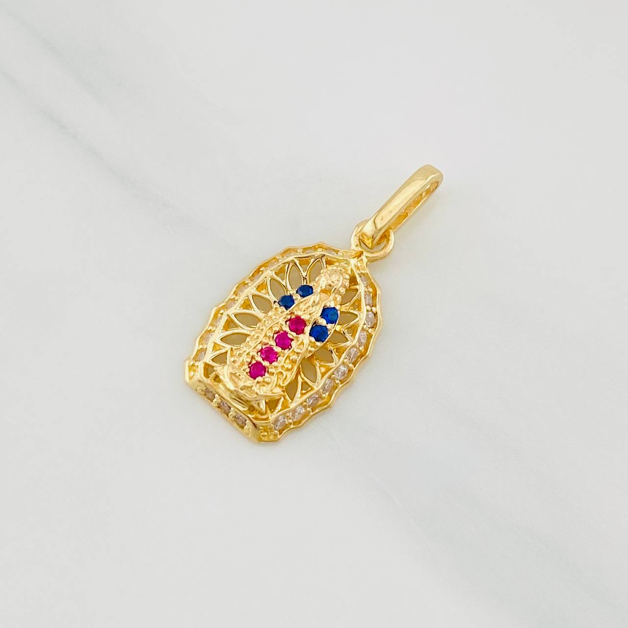 Dije Virgen de Guadalupe 1.35g / 2.1cm Oro Amarillo 18K