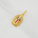 Dije Virgen de Guadalupe 1.35g / 2.1cm Oro Amarillo 18K