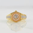 Anillo Corona 4.4g / T8 3/4 Tres Oros 18K
