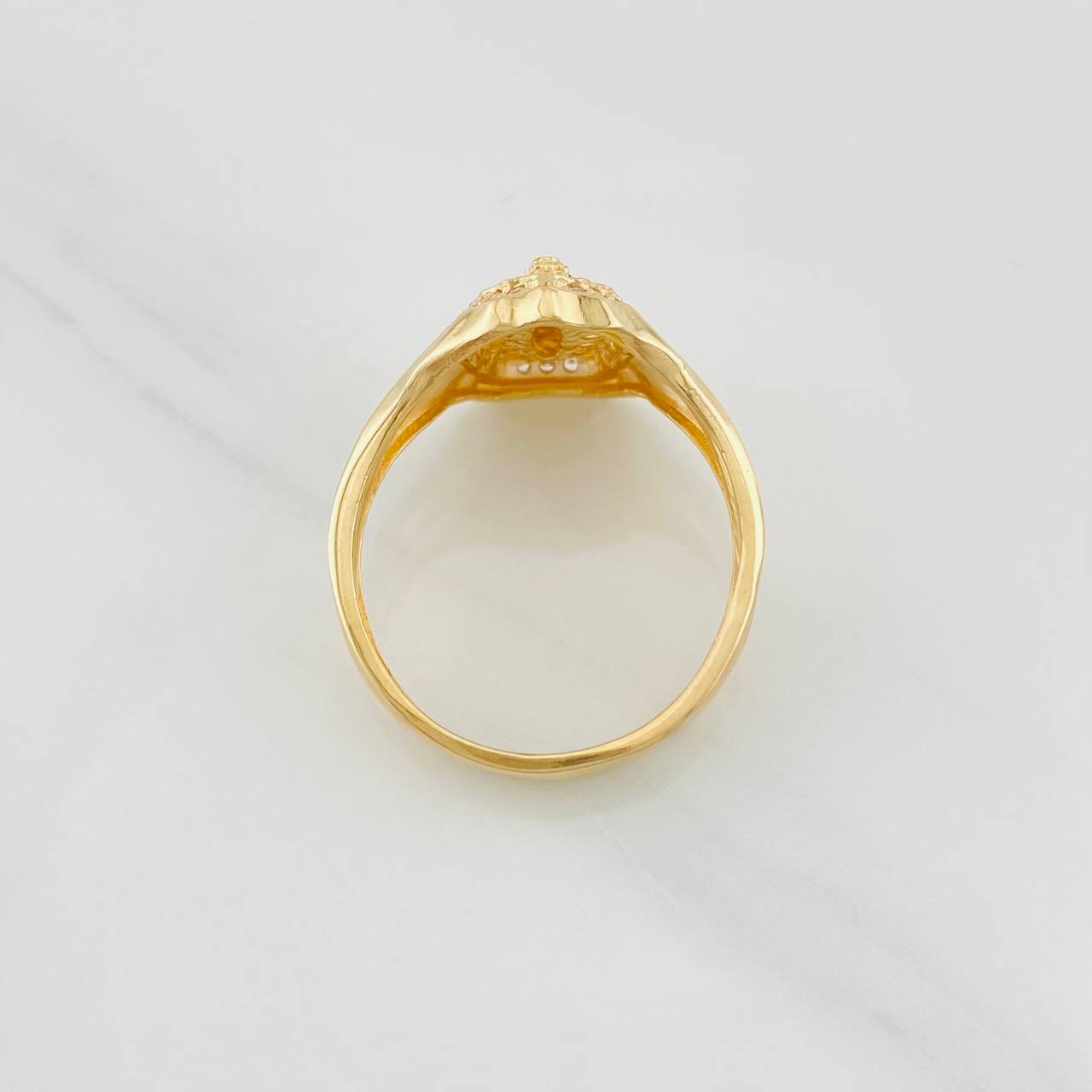 Anillo Virgen de Guadalupe 4.4g / T7 Oro Amarillo 18K