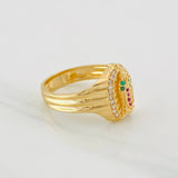 Anillo Virgen de Guadalupe 4.4g / T7 Oro Amarillo 18K