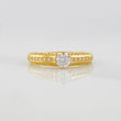 Anillo Churumbela Carril 2.05g / T7 3/4 Oro Amarillo 18K