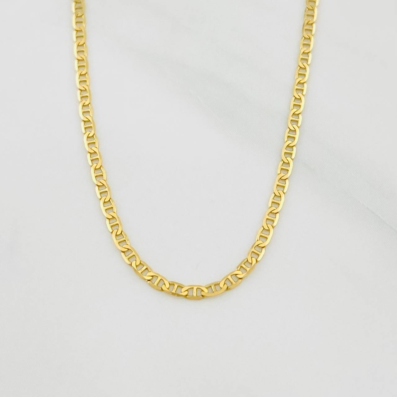 Cadena Escalera 1.55g / 40cm / 1.39mm Oro Amarillo 18K