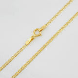 Cadena Escalera 1.55g / 40cm / 1.39mm Oro Amarillo 18K
